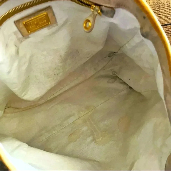 RARE Original CAR SHOE By Prada Floral Canvas Large Tote Shoulder Shopper Bag - Picture 10 of 11